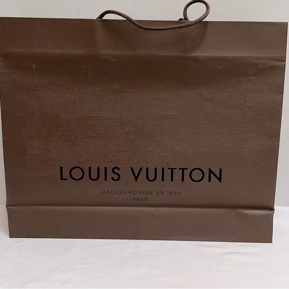 Louis Vuitton Maison Fondée En 1854 Paris Shopping Bag